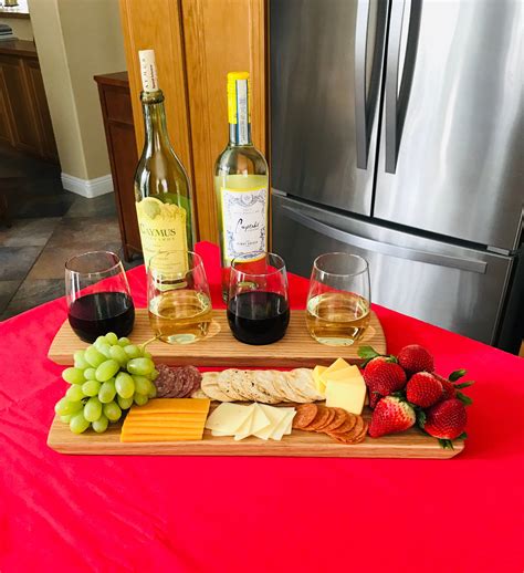 Wine flight & Cheese board .